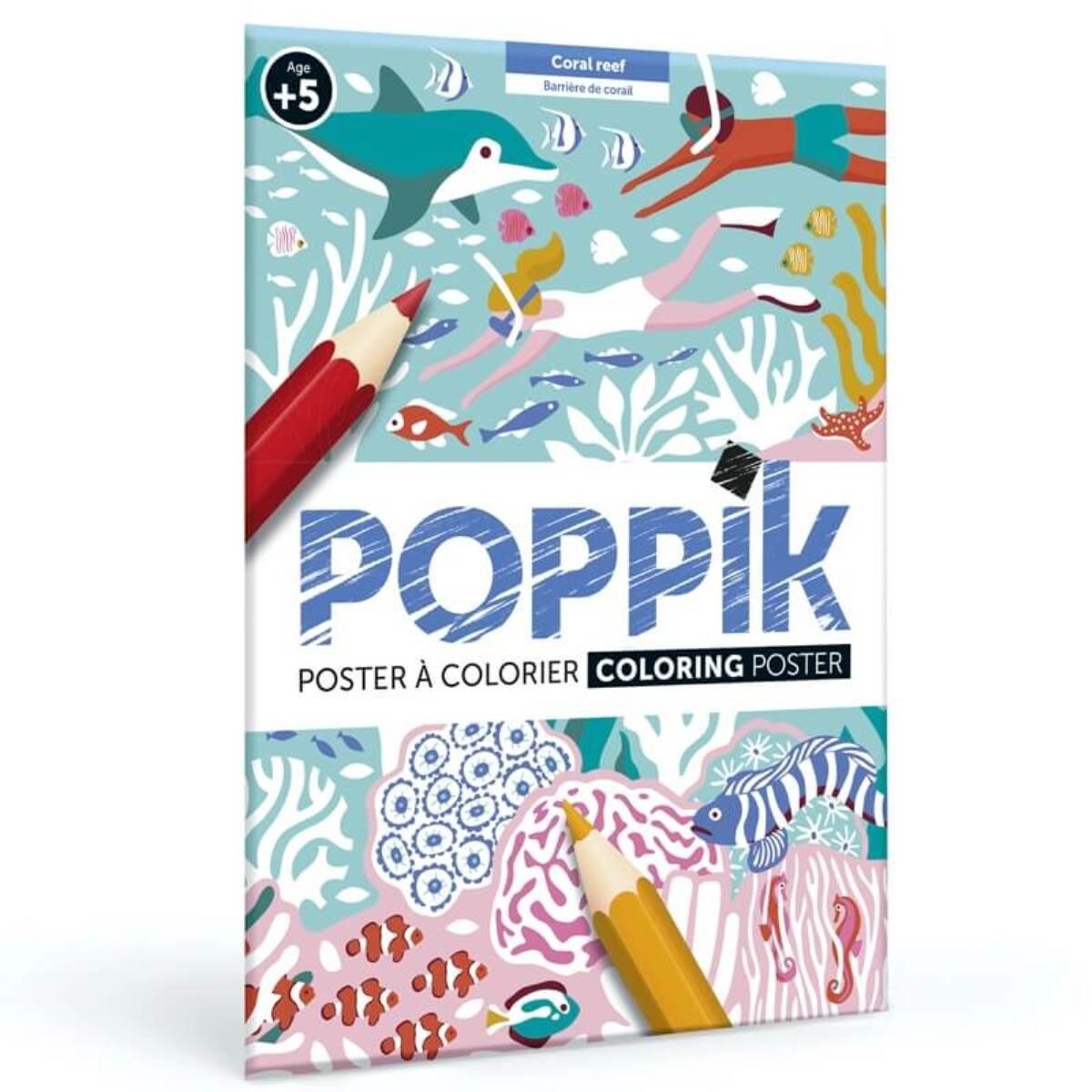 Poppik Coloring Coral Reef 1