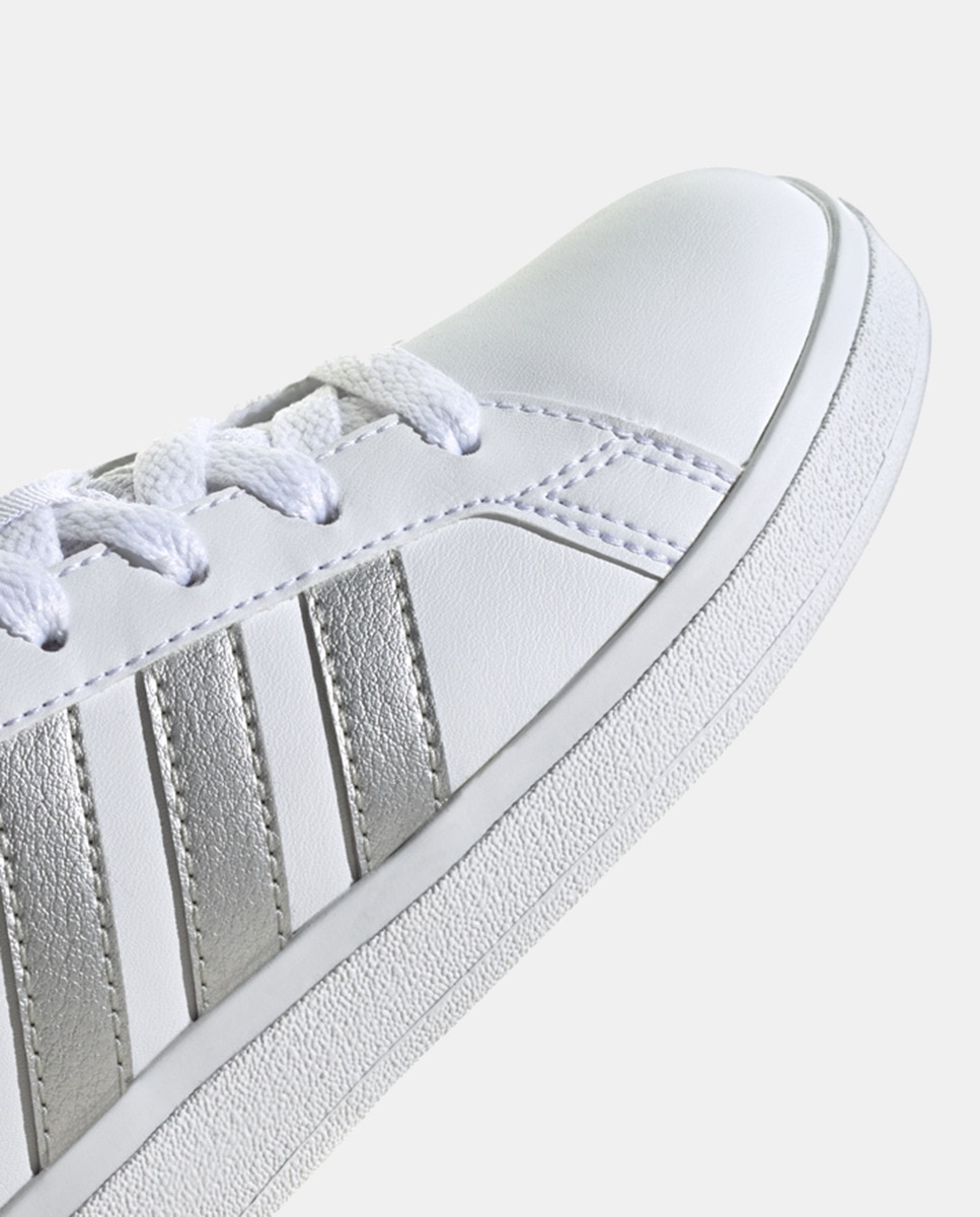 Sapatilhas casual de criança Grand Court adidas Branco-2