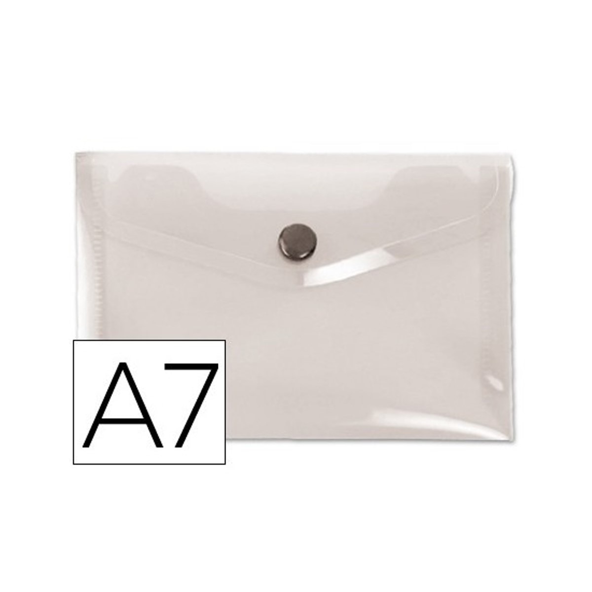 Bolsa A7 em Envelope, Polipropileno Transparente, LiderPapel 1