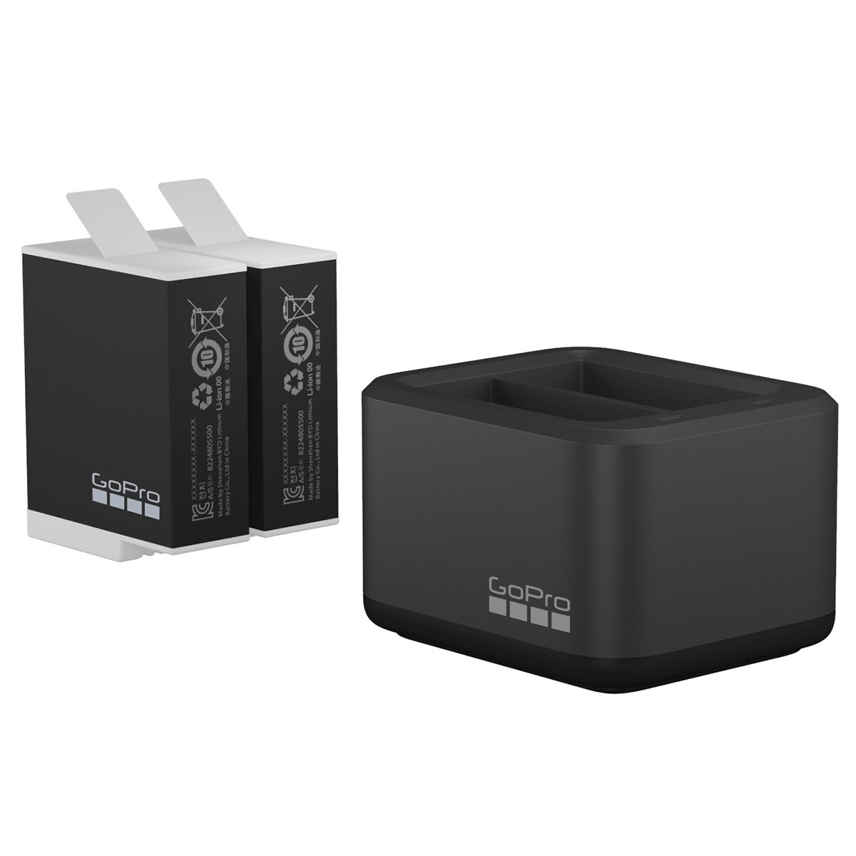 Kit GoPro Cargador de batería dual y Baterías Enduro para Hero 9 / Hero 10 / Hero 11 / Hero 12 Negro-3