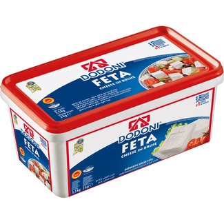 queso griego feta mezcla elaborado con leche pasteurizada DOP peso aproximado pieza 2 kg - Dodoni