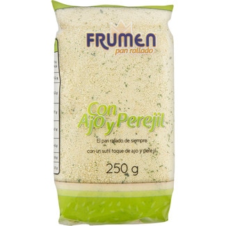 pan rallado con ajo y perejil bolsa 250 g - Frumen