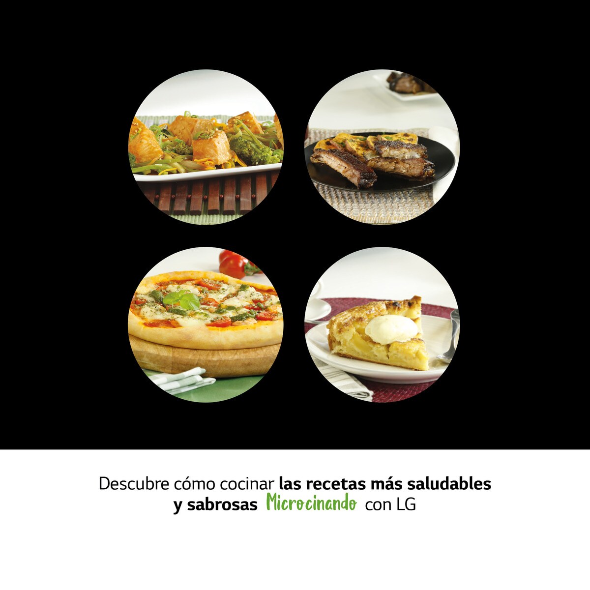 Microondas LG 25 litros, grill, 1.000 w y Smart Inverter - MH6535GDS Negro-10