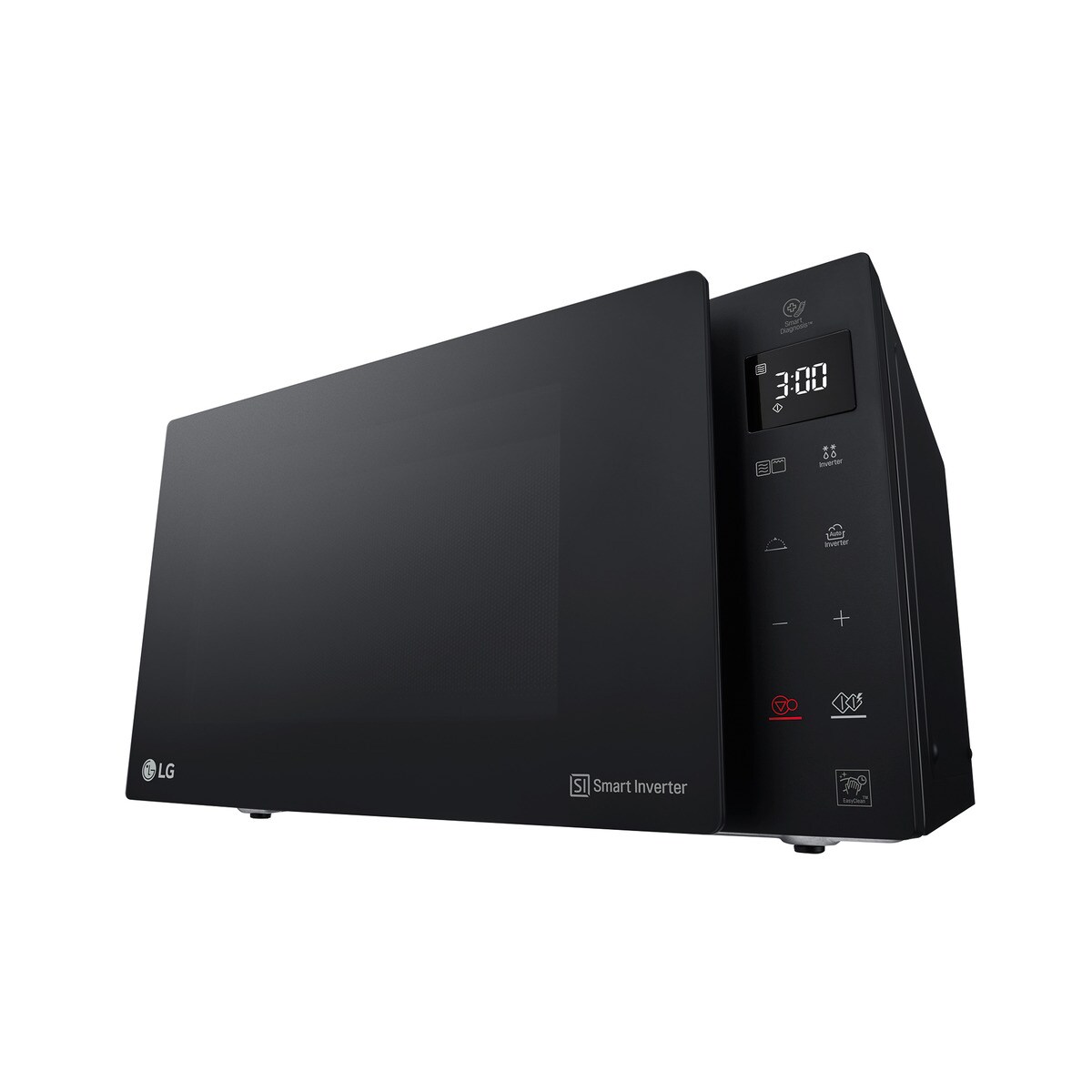 Microondas LG 25 litros, grill, 1.000 w y Smart Inverter - MH6535GDS Negro-2