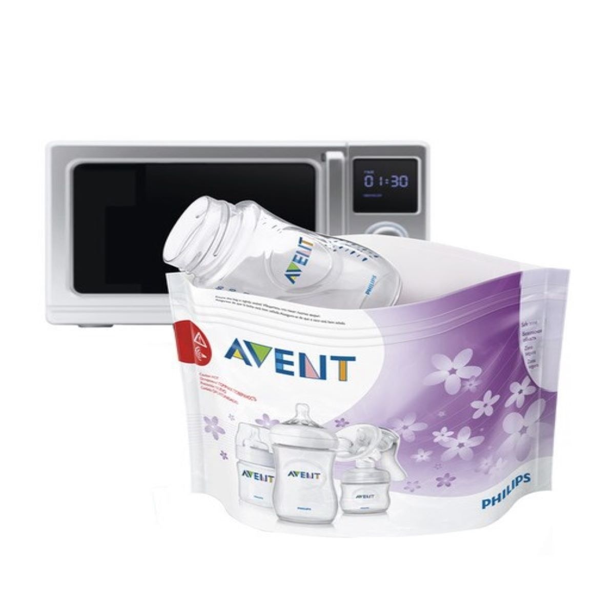 Bolsas Esterilizadoras a Vapor Philips Avent para Micro-Ondas branco/multicolorido 1