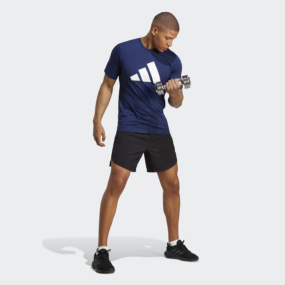 T-shirt de Homem Train Essentials Feelready Logo Training Azul-marinho-6