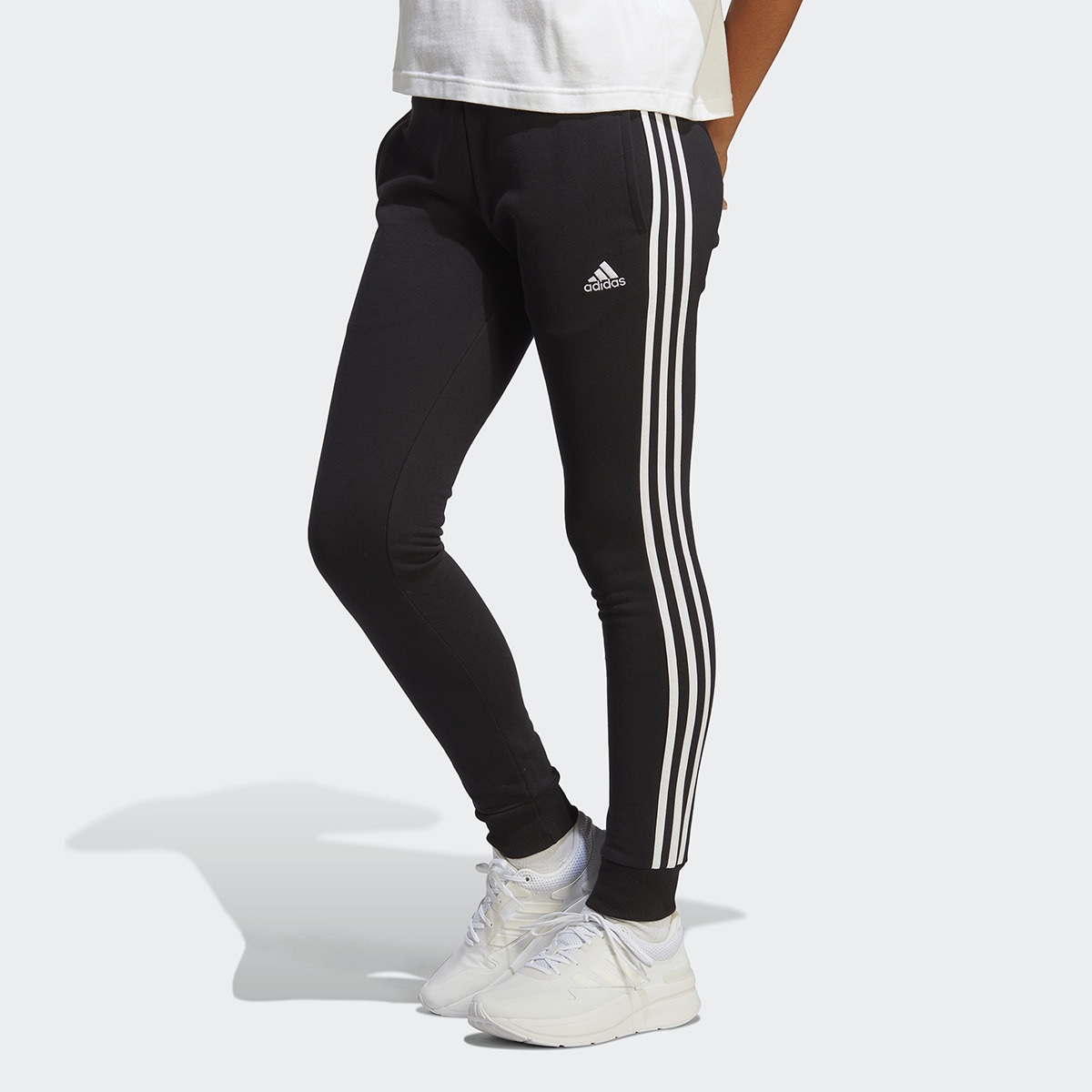Pantalon Essentials French Terry Cuffed 3 bandes adidas