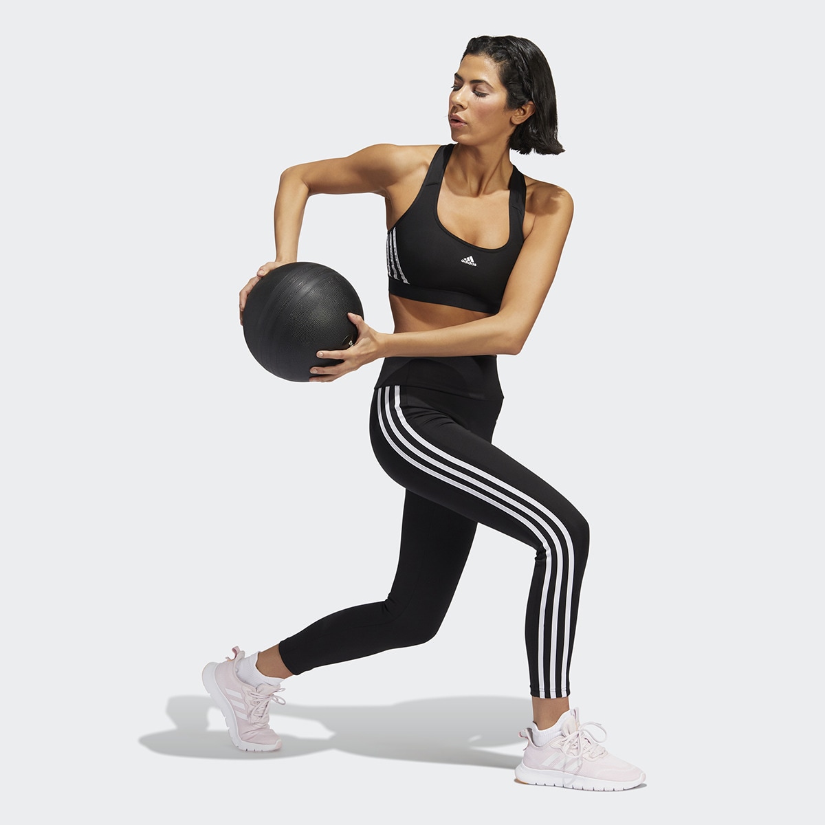 Top de Mulher Powerreact Training Medium-Support 3 Faixas 7