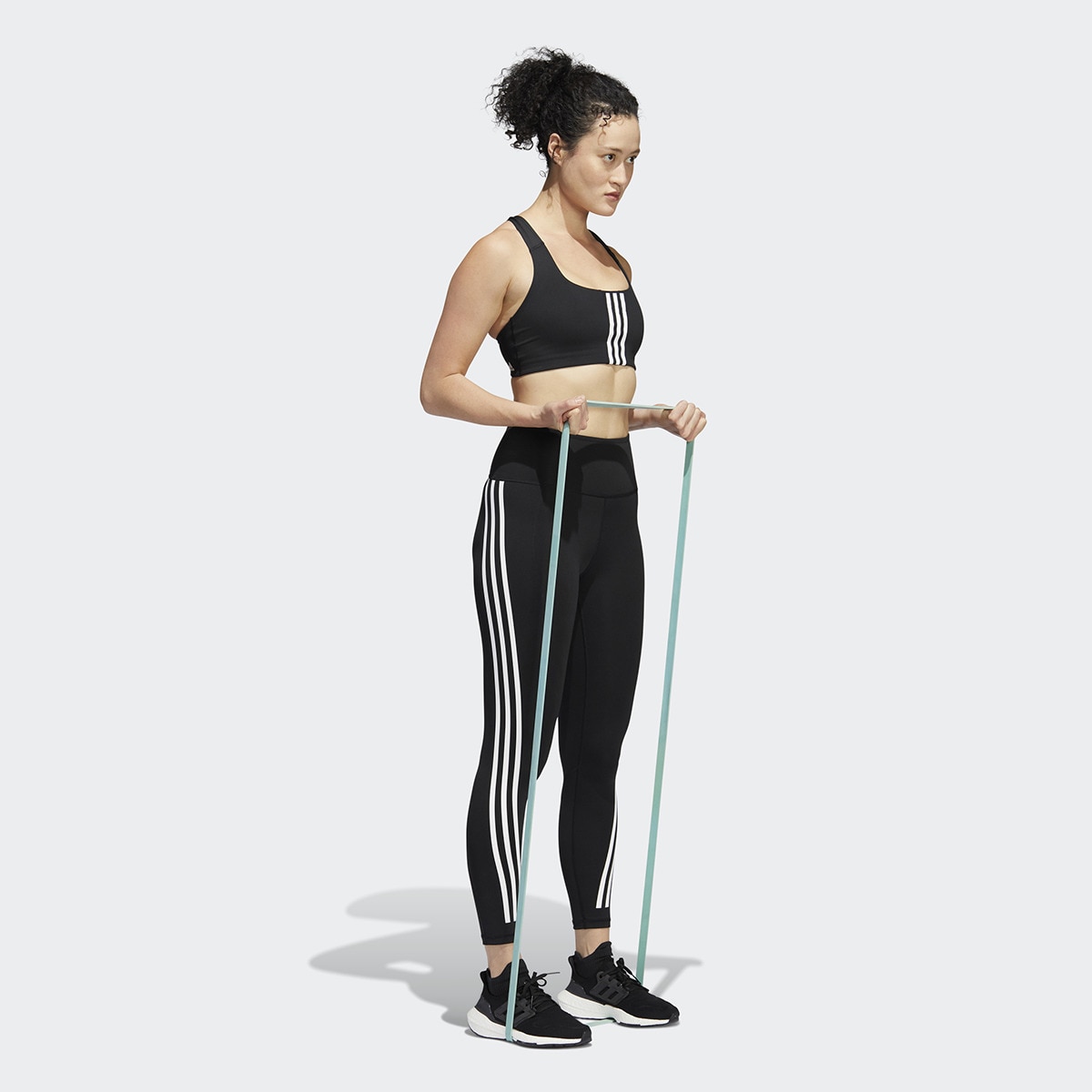 Top de Mulher Powerimpact Training Preto / Branco-7