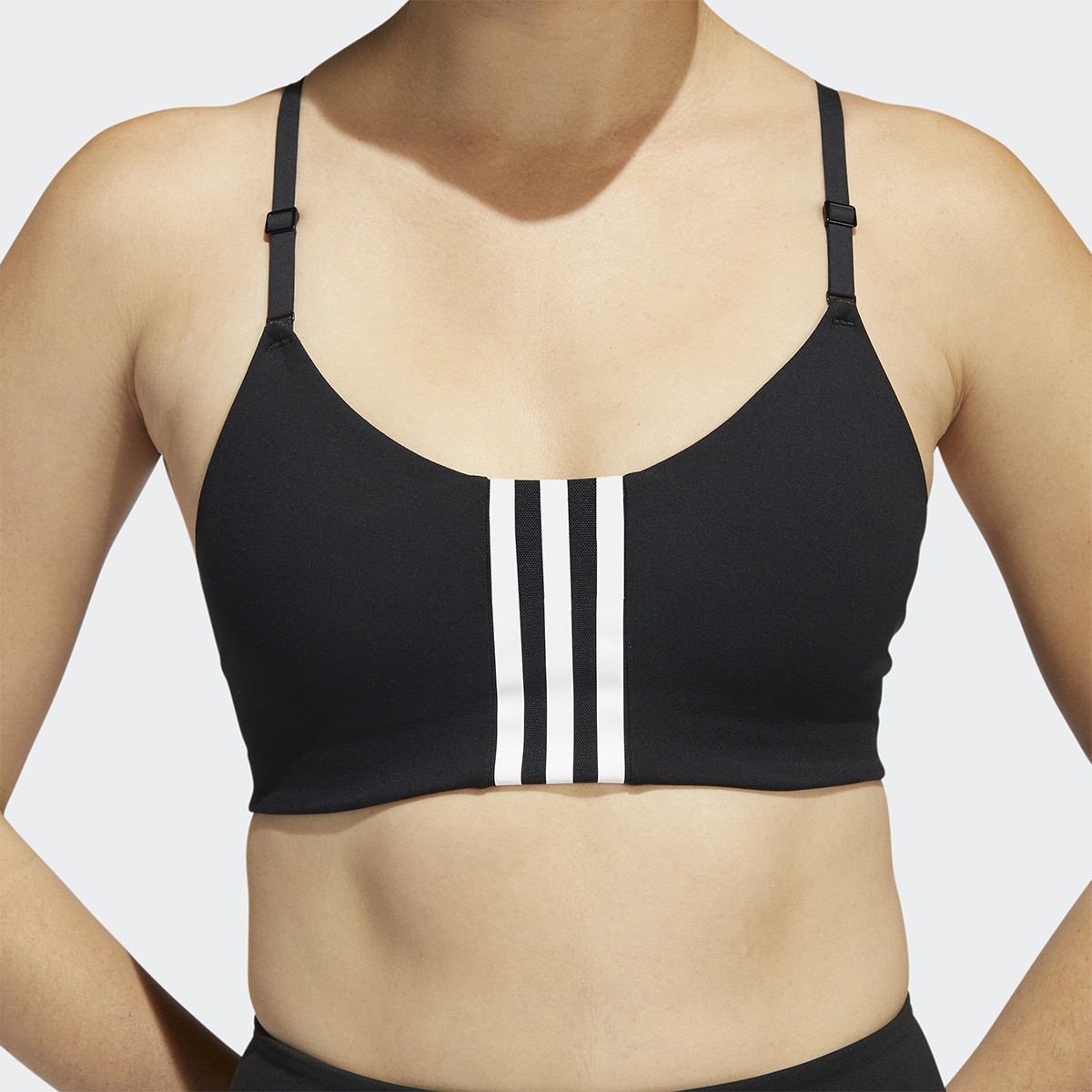 Top de Mulher Aeroimpact Training Light-Support Preto / Branco-4