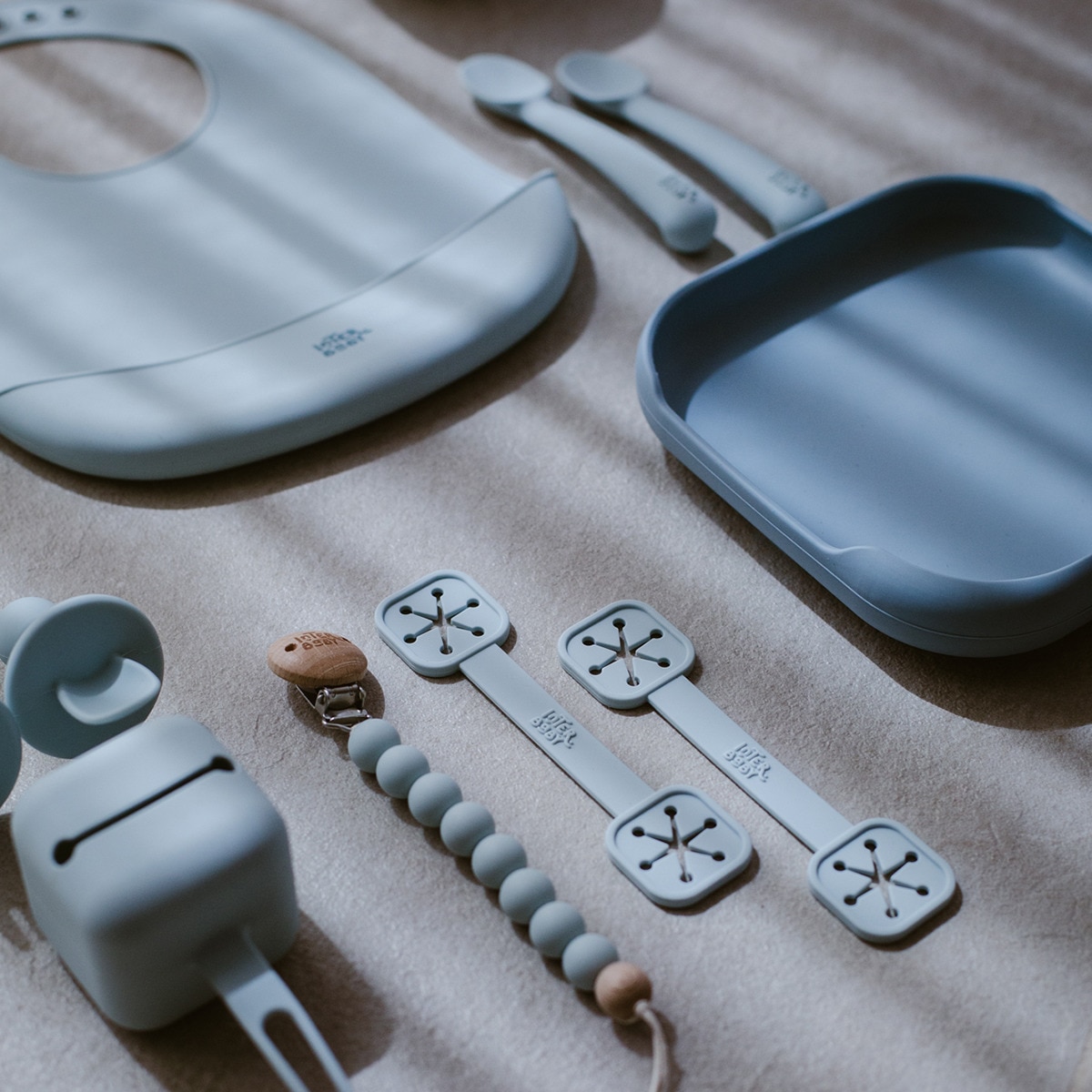 Plato con ventosa Azul-6