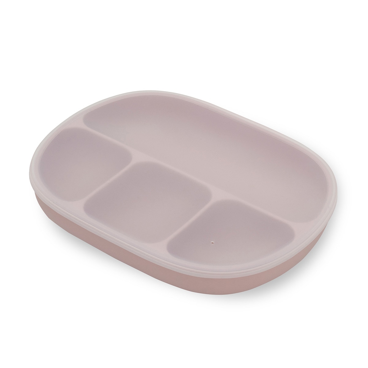 Plato con ventorsa y tapadera Rosa-3