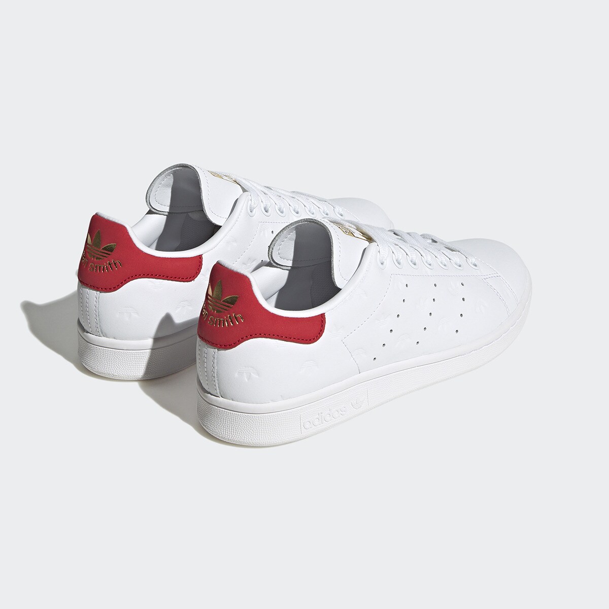 Sapatilhas casual de mulher Stan Smith Adidas Originals Branco / Vermelho-5