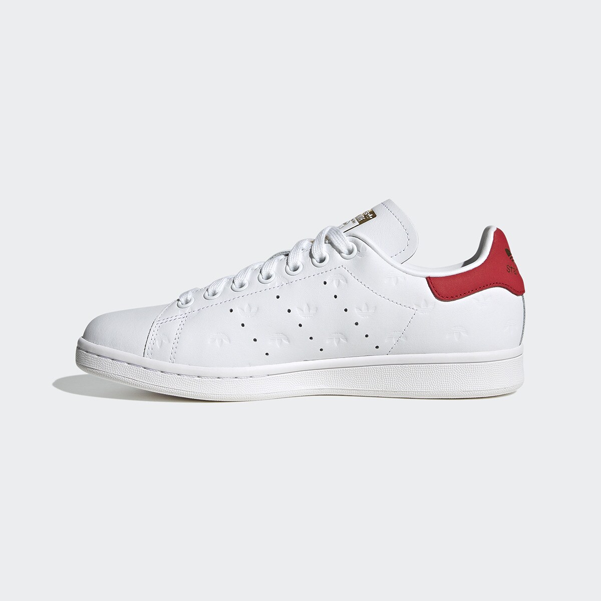 Sapatilhas casual de mulher Stan Smith Adidas Originals Branco / Vermelho-4
