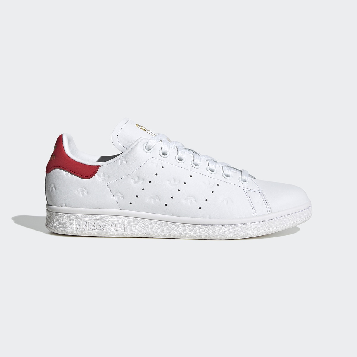 Sapatilhas casual de mulher Stan Smith Adidas Originals Branco / Vermelho-1