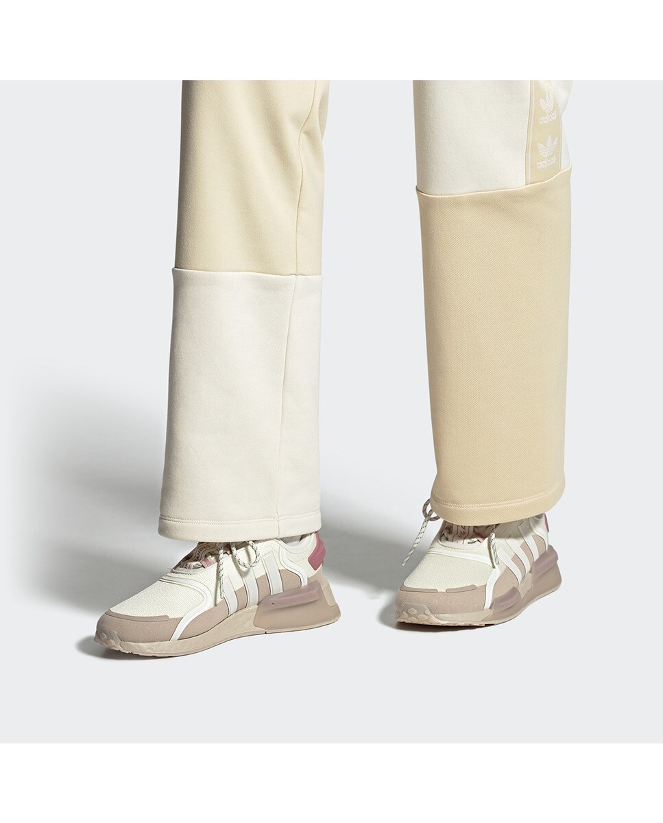 Sapatilhas Casual de Mulher NMD_V3 Originals Branco / Castanho-10