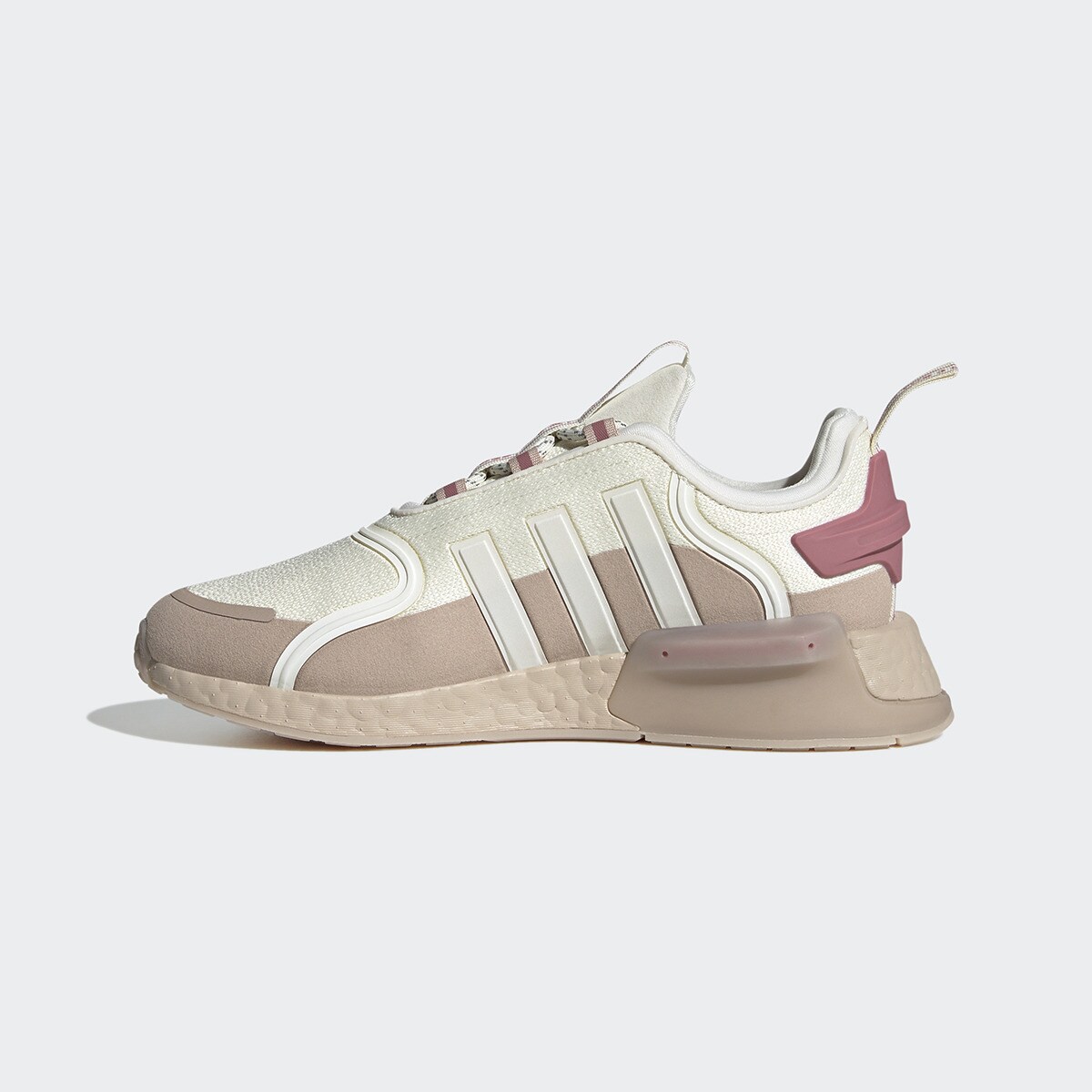Sapatilhas Casual de Mulher NMD_V3 Originals Branco / Castanho-4