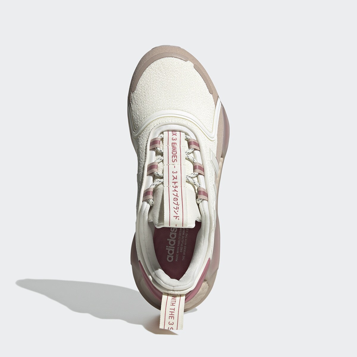 Sapatilhas Casual de Mulher NMD_V3 Originals Branco / Castanho-3