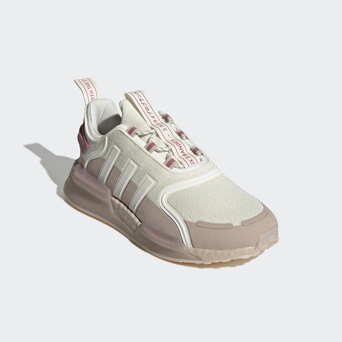 Sapatilhas Casual de Mulher NMD_V3 Originals Branco / Castanho-2