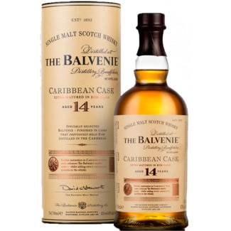 Whisky Caribbean Cask Malt garrafa 70 cl - The Balvenie