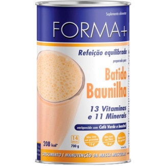 Batido de Baunilha embalagem 700 g - Forma +