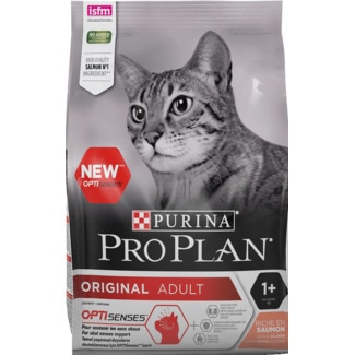 Ração para Gato Adulto Original Arroz e Salmão embalagem 3 kg - Purina Pro Plan