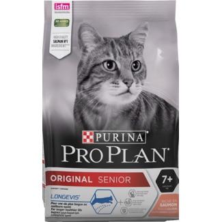 Ração para Gato Adult  7+Salmão embalagem 3 kg - Purina Pro Plan