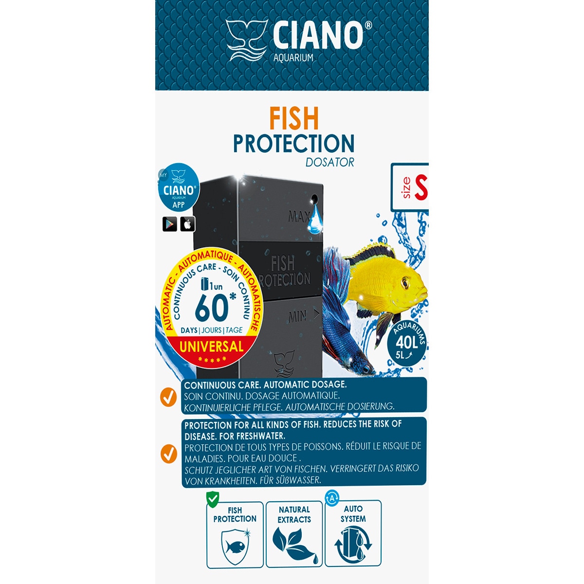 Doseador Fish Protetor S embalagem 1 unidade