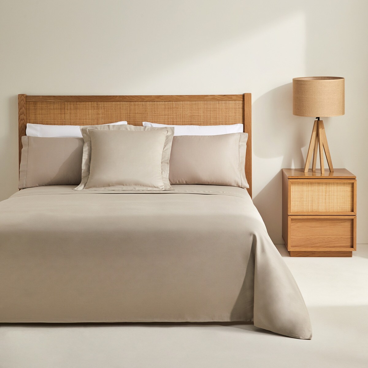 Housse de couette en satin de 300 fils