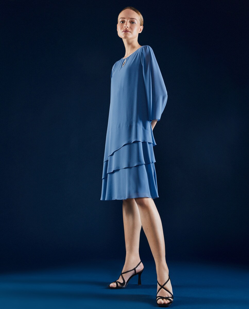 Robe courte plusieurs épaisseurs