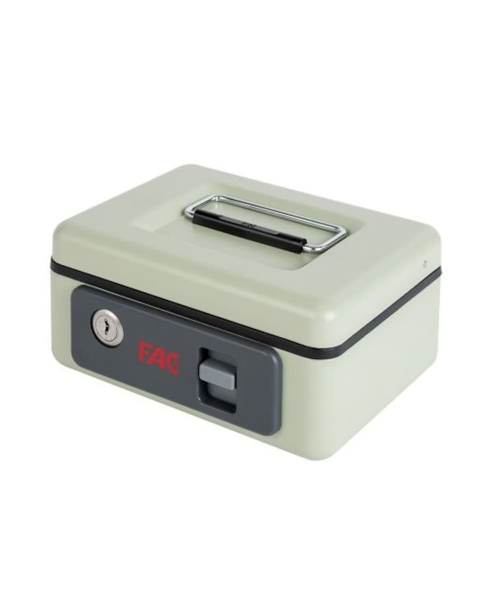 Caja Caudales Llave + Pulsador B-3 2 l Blanco-1