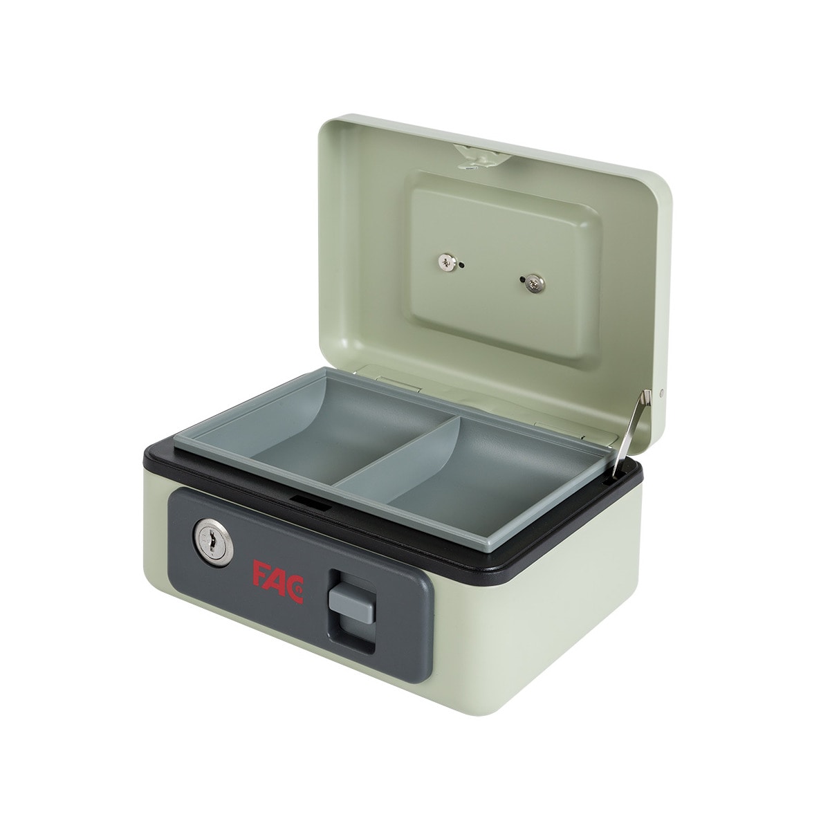 Caja Caudales Llave + Pulsador B-3 2 l Blanco-2