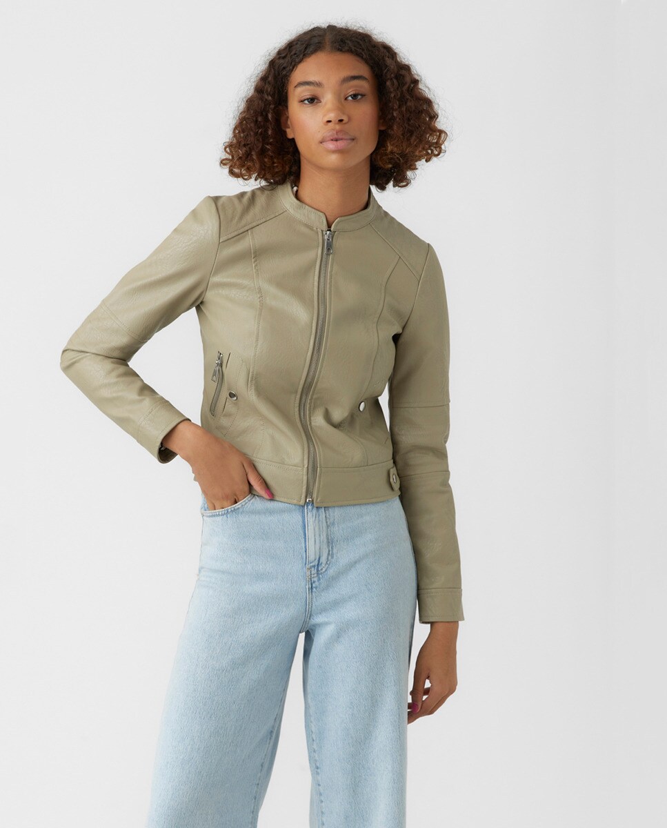 Blouson à col cheminée