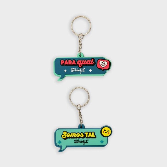 Imagem 0 de Porta Chaves Mr Wonderful - Somos Tal para Qual - 2 unidades
