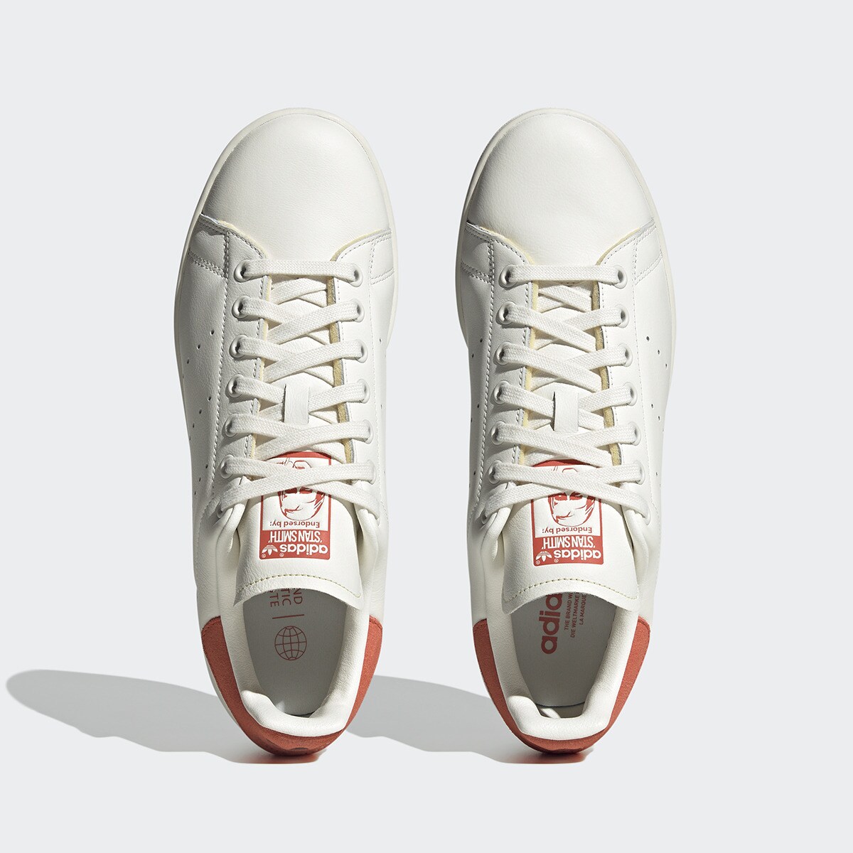 Sapatilhas casual de homem Stan Smith adidas Originals Branco / Laranja-3