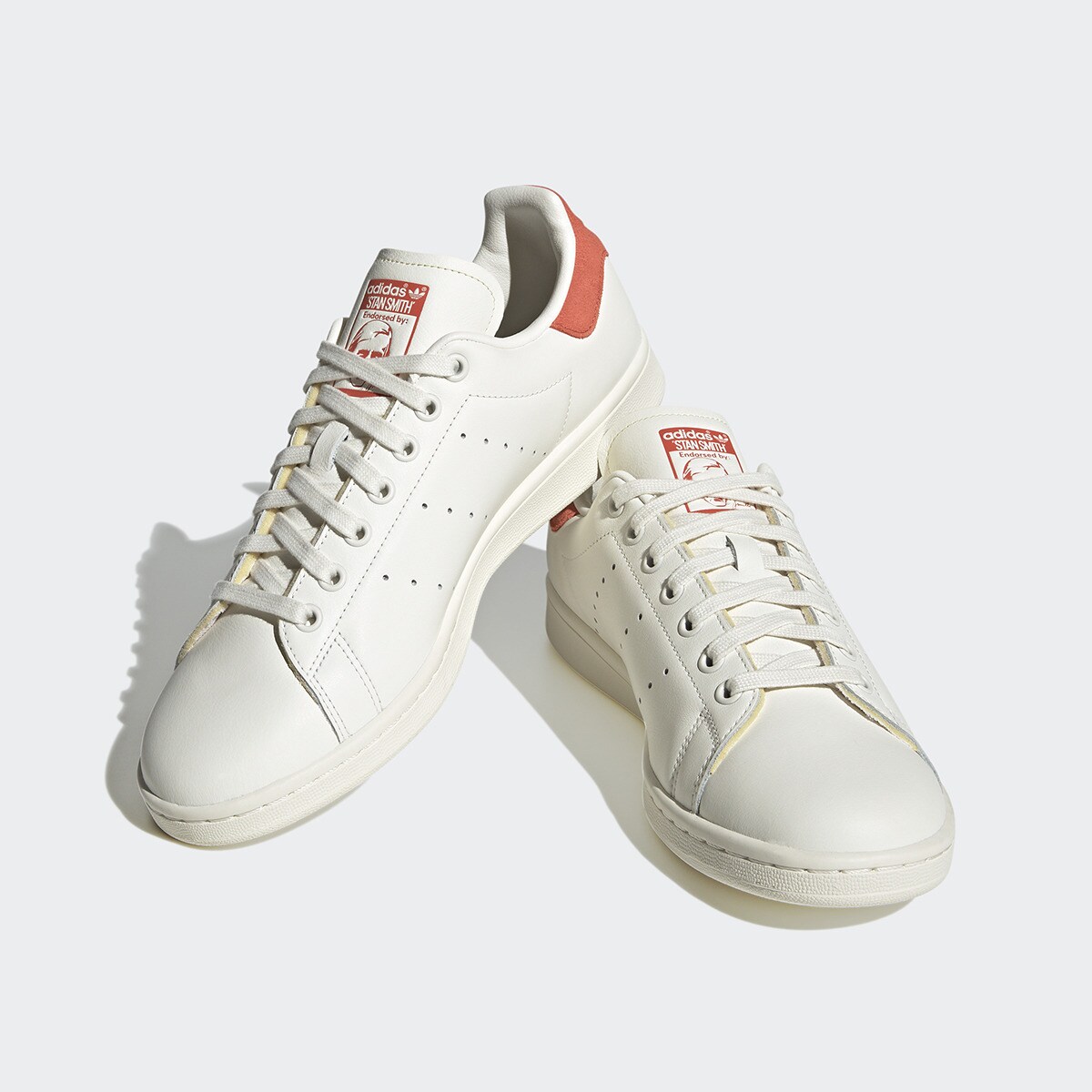 Sapatilhas casual de homem Stan Smith adidas Originals Branco / Laranja-2