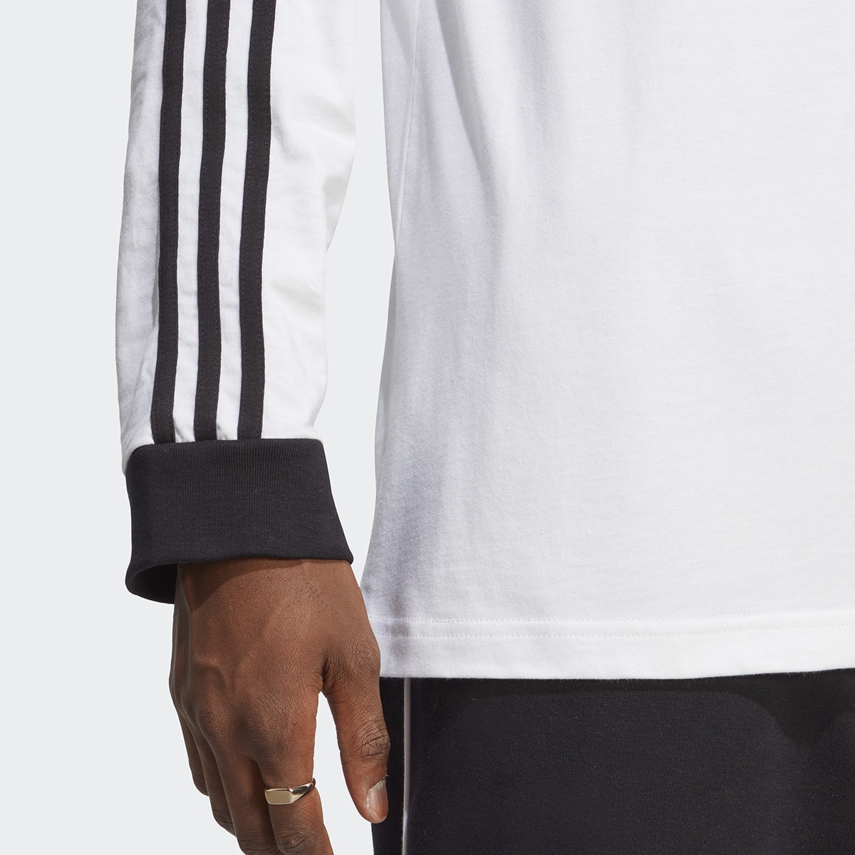 T-shirt de Homem Classics 3-Stripes Originals Branco-3