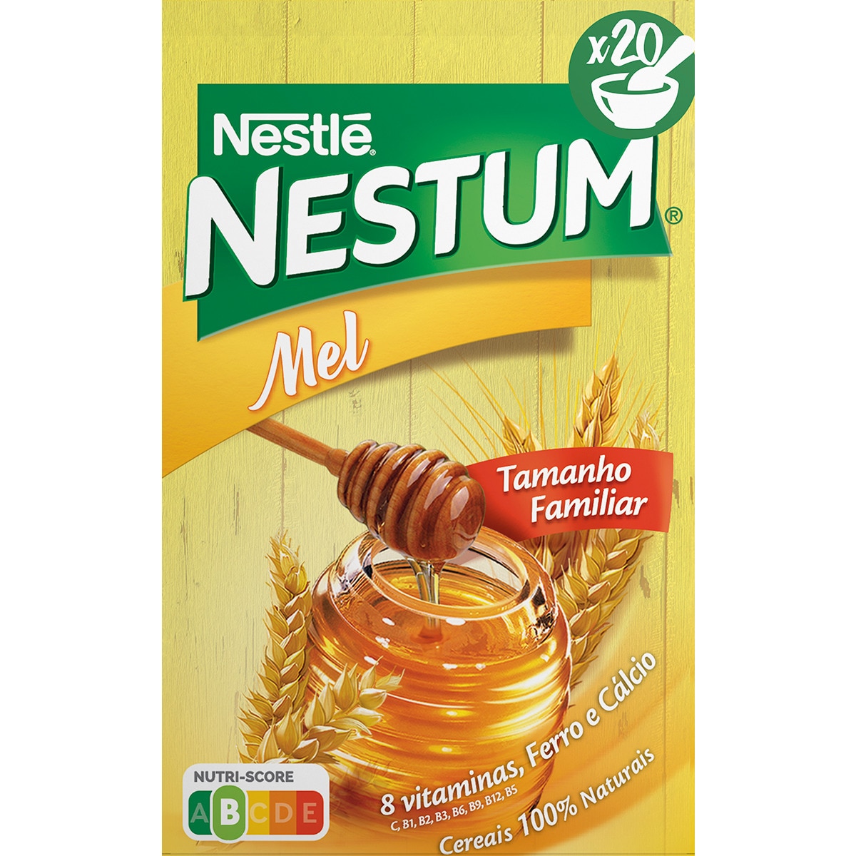 Flocos de Cereais com Mel embalagem 600 g
