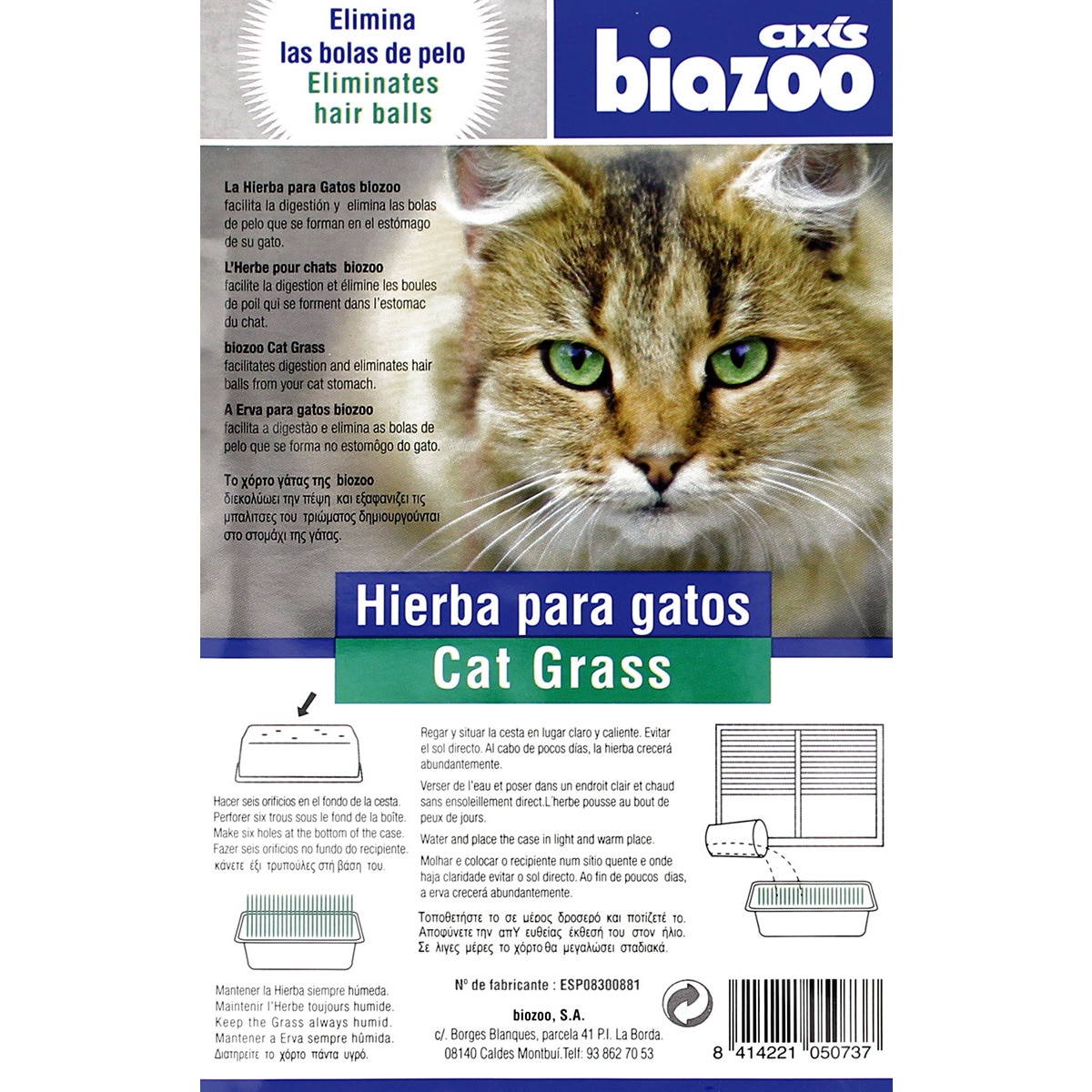 Erva para Gatos embalagem 135 g