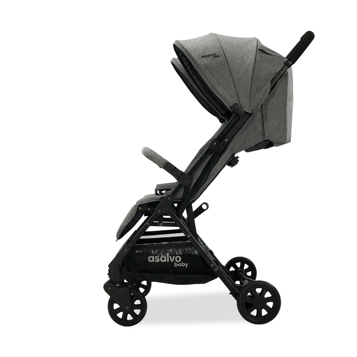 Carrinho de Passeio para Gémeos Henry Cinzento-5