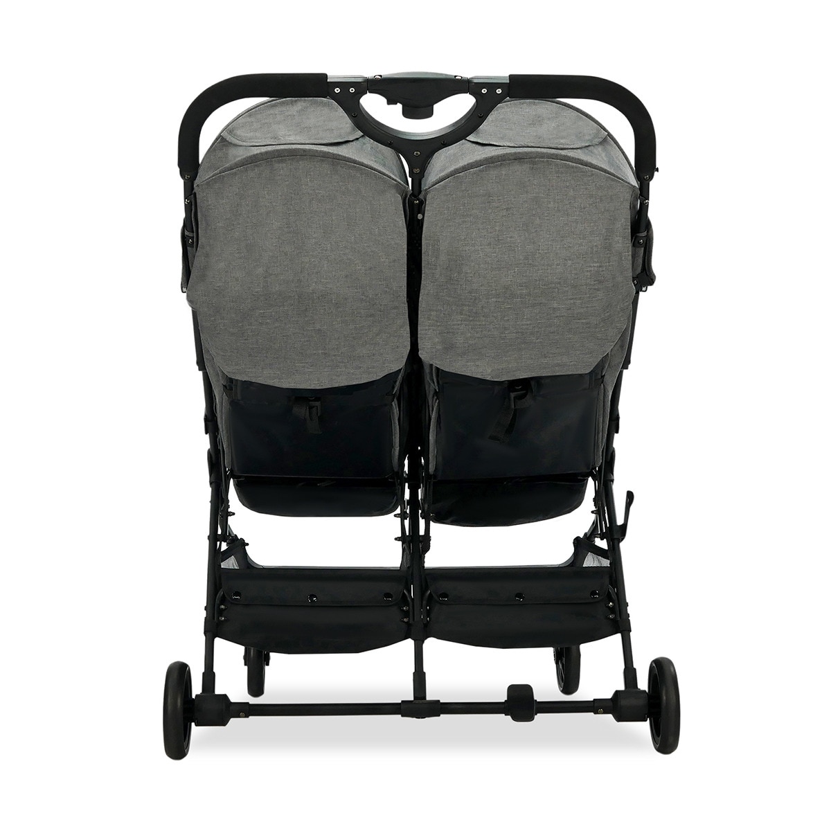 Carrinho de Passeio para Gémeos Henry Cinzento-4