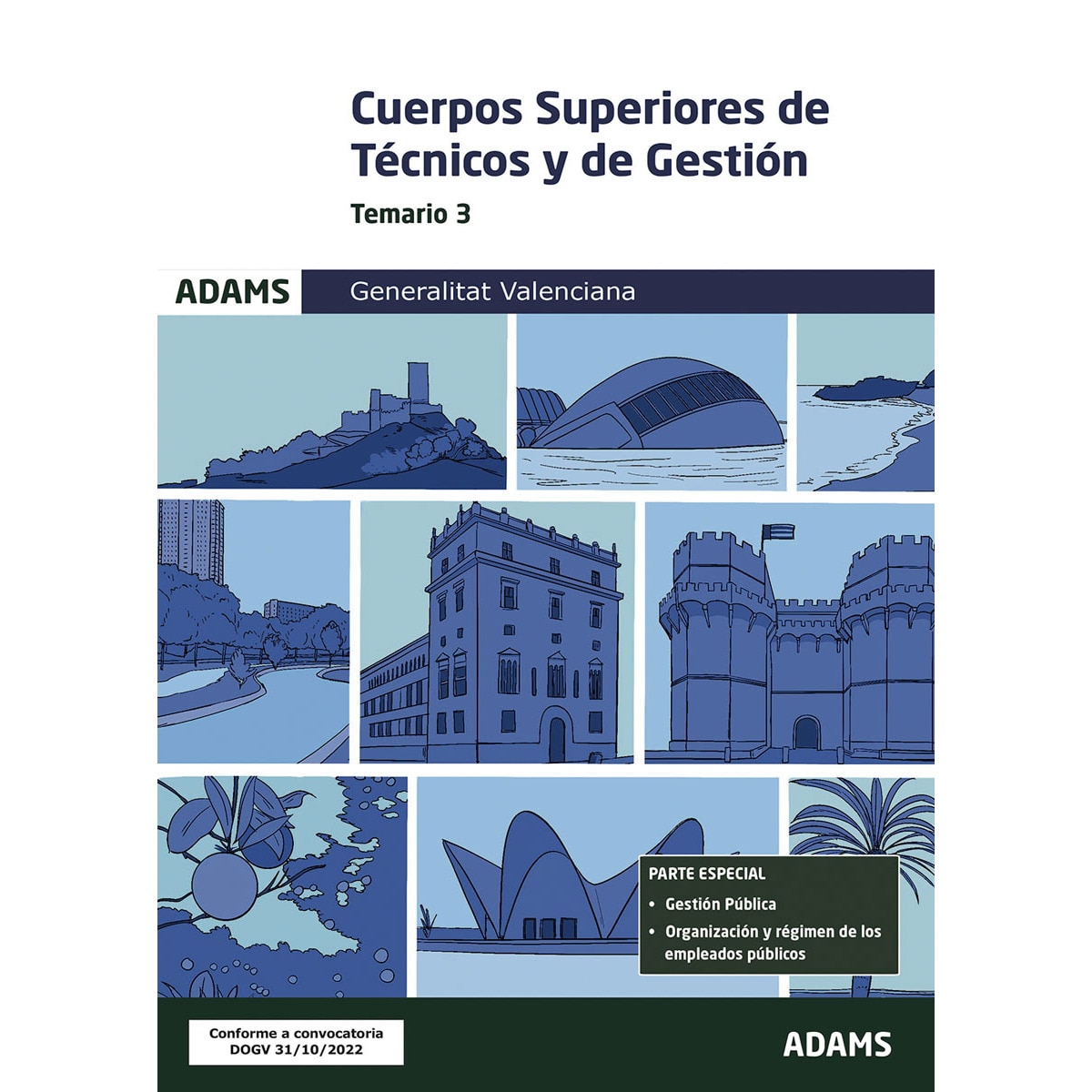 Imagem 0 de Temario 3 Cuerpos Superiores de Técnicos y de Gestión de la Generalitat Valenciana (Capa mole)