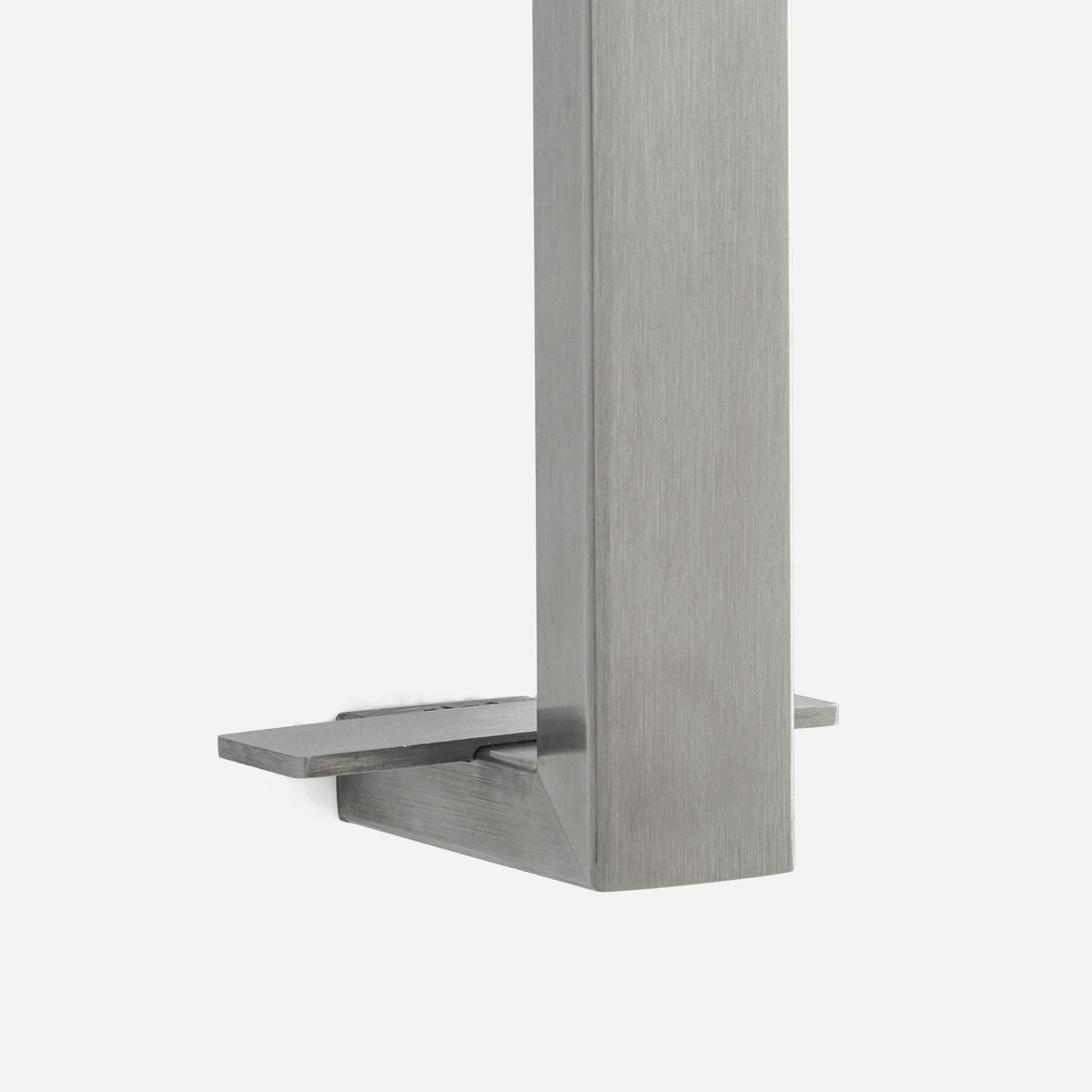 Toallero de barra vertical Linea Zack Acero mate-3