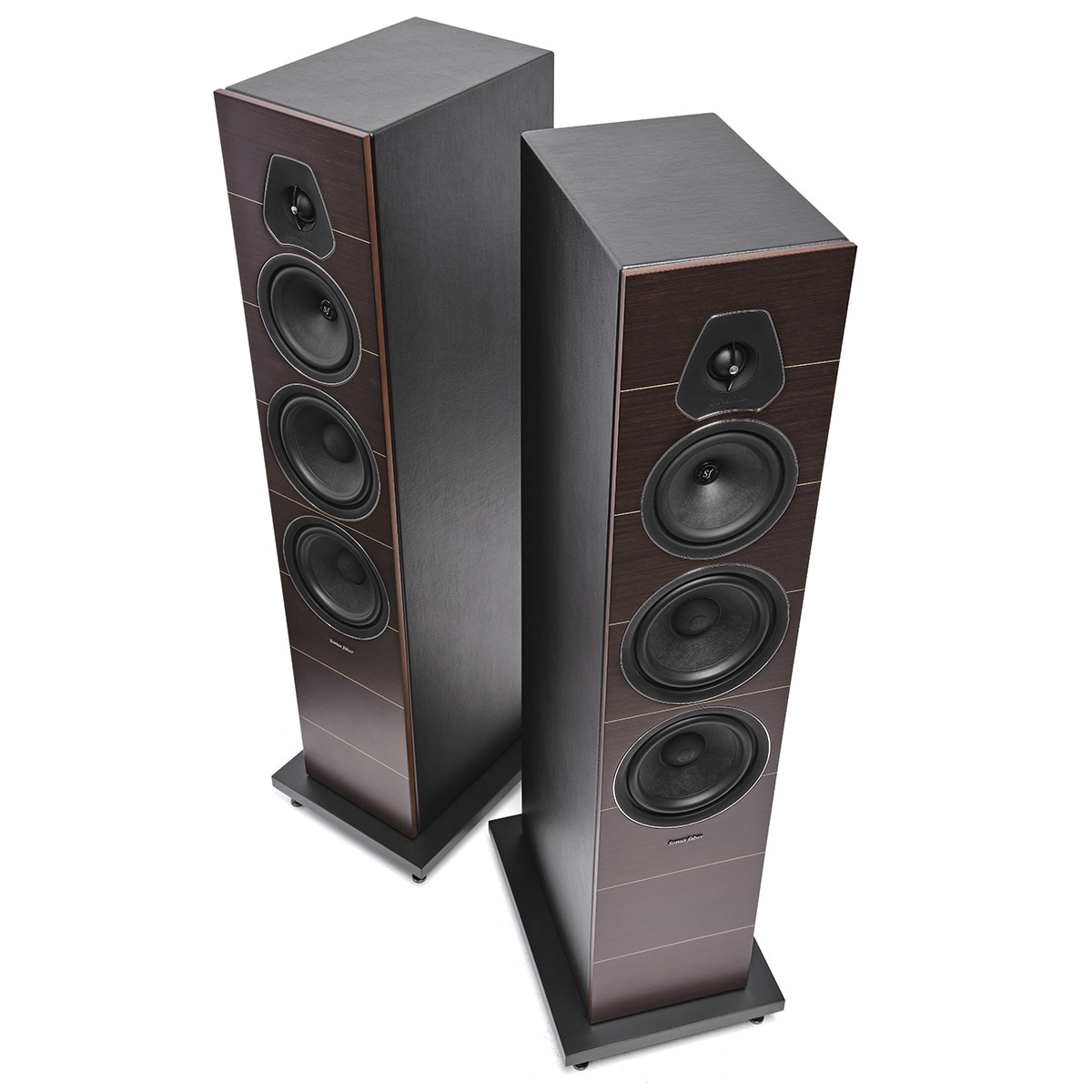 Altavoces Sonus Faber Lumina V par pantallas acústicas wengé 2
