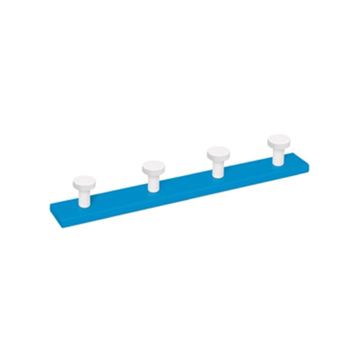 Percha Madera y Madera 4 Colgadores 913AZ2BV Azul-1