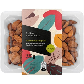 almendras largueta tostadas sin sal tarrina 225 g - El Corte Ingles Selection