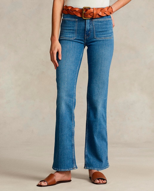 Imagen 0 de Pantalón vaquero de mujer acampanado