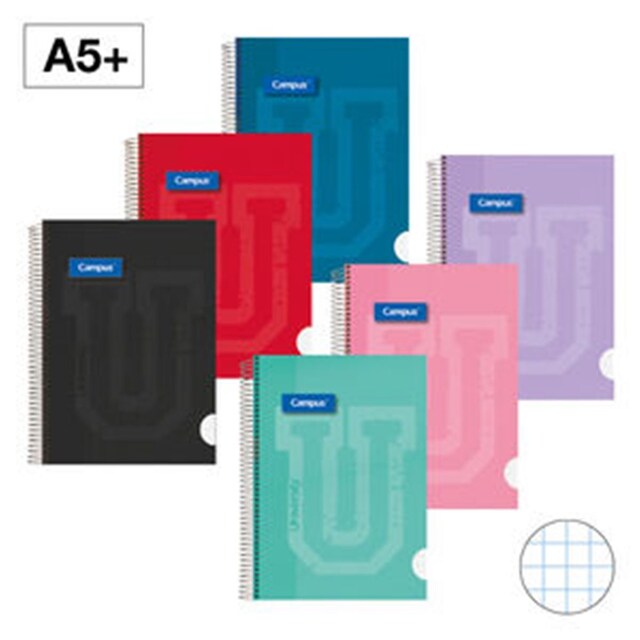 Imagem 0 de Caderno A5 em Espiral Quadriculado Campus
