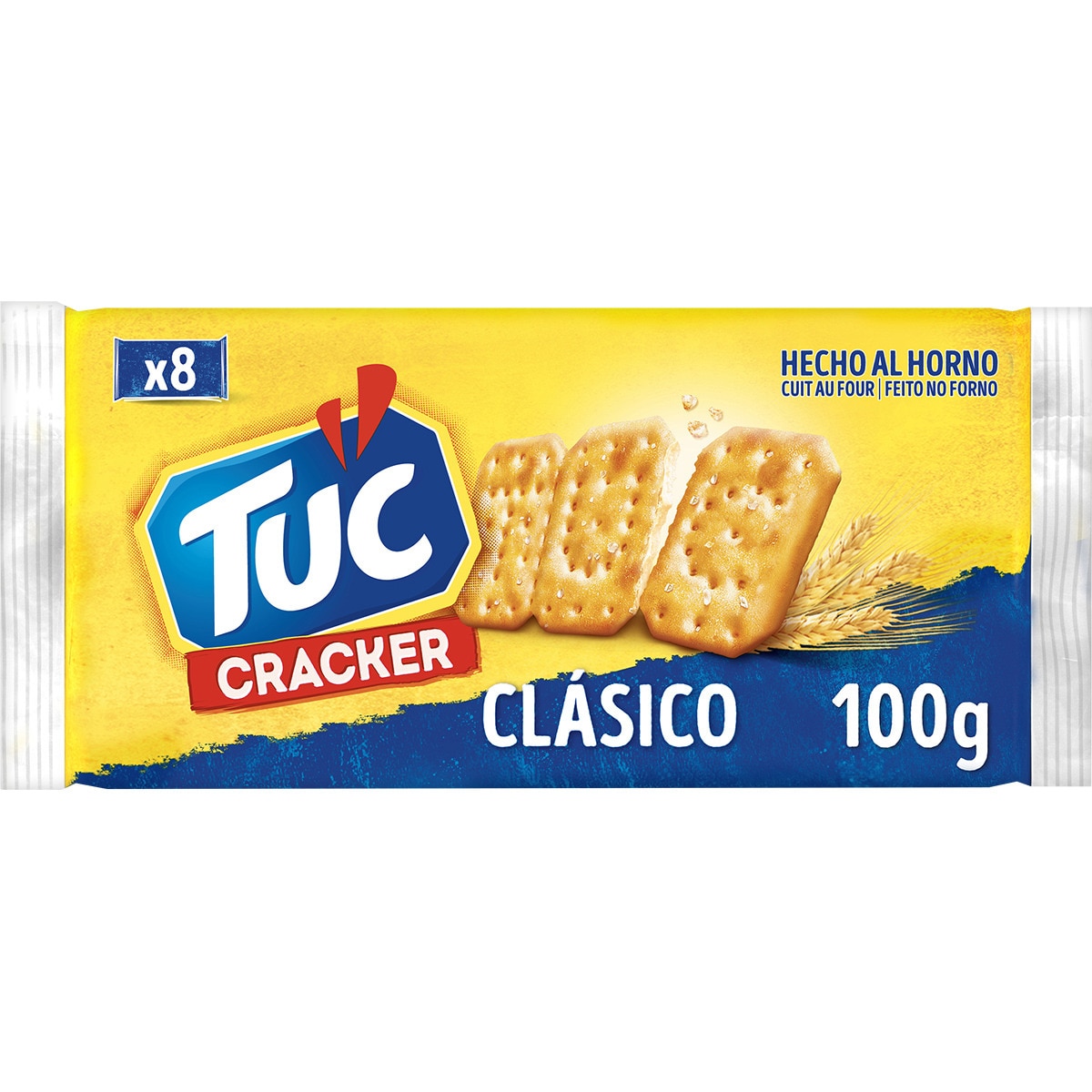 crackers clásico 8 bolsitas individuales paquete 250 g