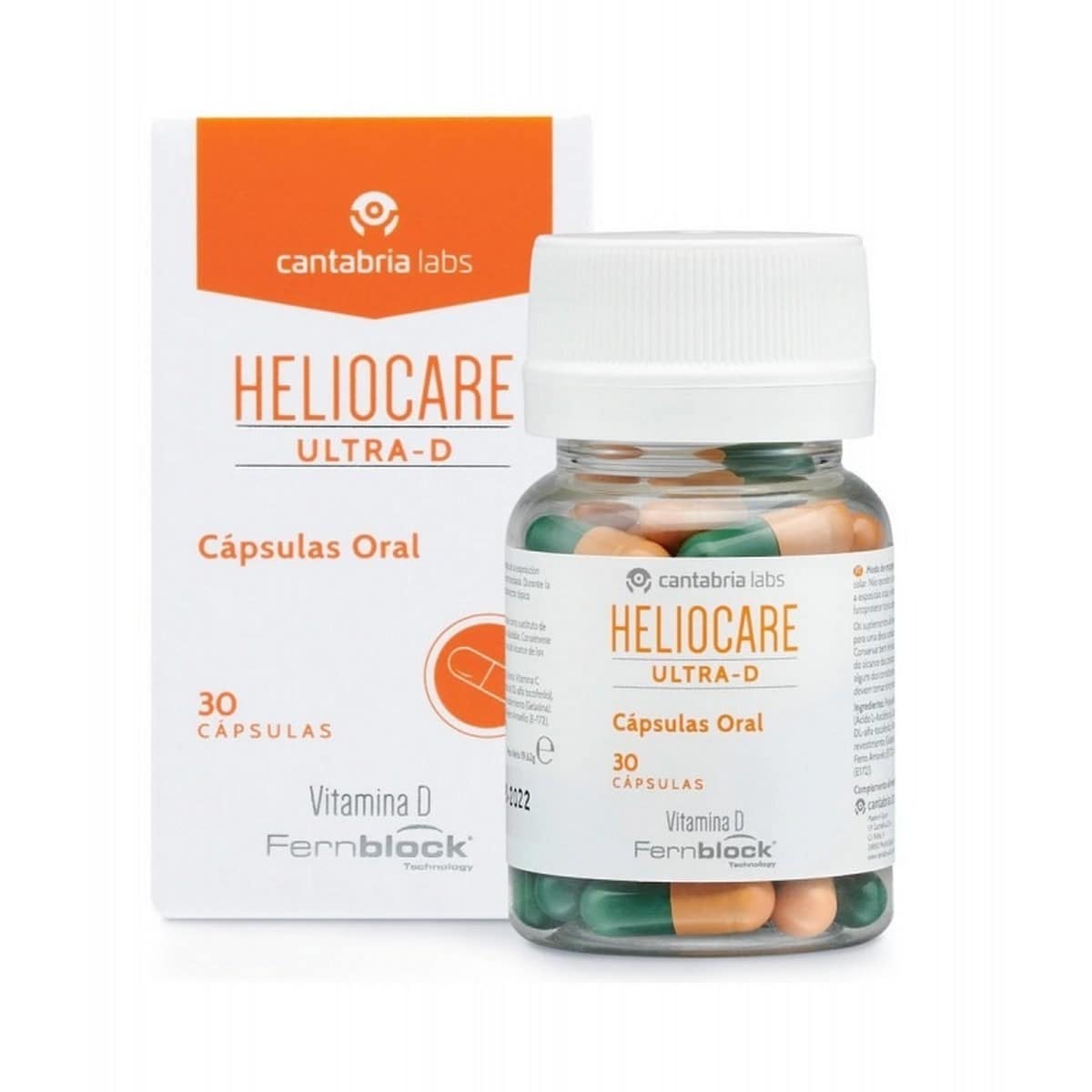 Cápsulas Oral Protecção Solar Corpo Foto-imunoprotectoras Ultra-D Heliocare 2